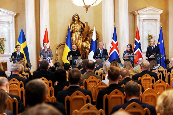 GALLERY AND REPORTAGE: Ukrainian President Zelensky Makes a Surprise Visit to Finland