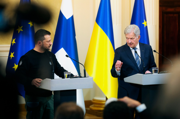 GALLERY AND REPORTAGE: Ukrainian President Zelensky Makes a Surprise Visit to Finland