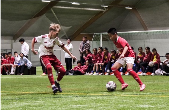 In Santa's Arctic hometown, football and friendship score big