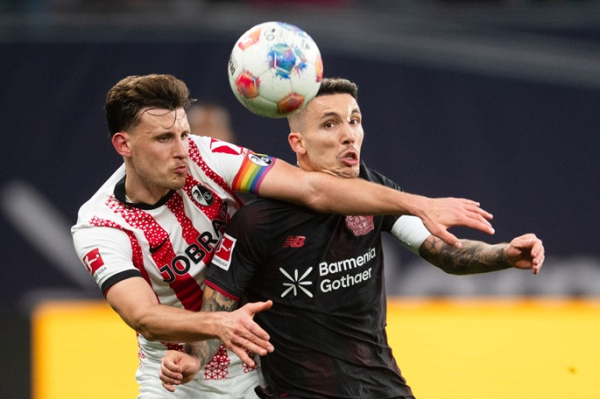 Leverkusen beat Freiburg 2-0 in good reaction after PSG humbling Leverkusen beat Freiburg 2-0 in good reaction after PSG humbling