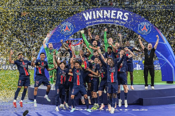 PSG edge Arsenal on tiebreaker to retain Champions League title PSG edge Arsenal on tiebreaker to retain Champions League title