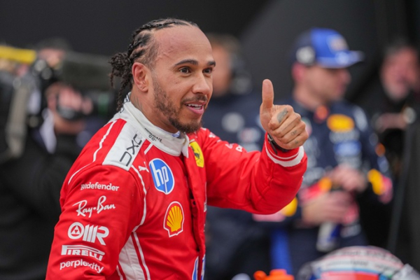 Hamilton claims 1st Ferrari win in F1 Barcelona-Catalunya GP Hamilton claims 1st Ferrari win in F1 Barcelona-Catalunya GP