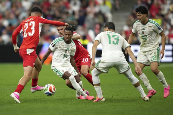 Switzerland beat Algeria by 2-0 to reach WC round of 16 Switzerland beat Algeria by 2-0 to reach WC round of 16